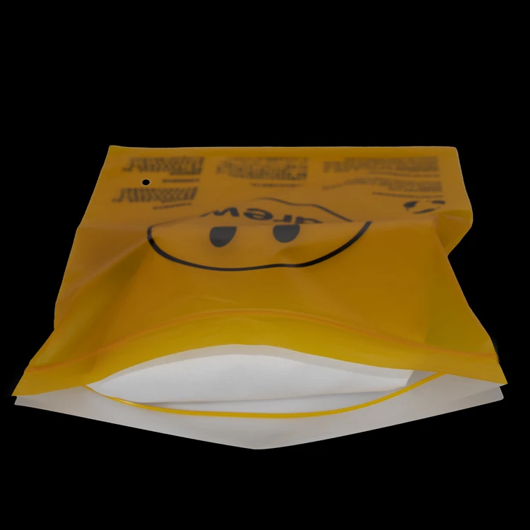 Frosted Zipper Ziplock Garment Clothing Packaging Bags Biodegradable Zip Lock Custom Plastic Shopping Bag For Sachet Packaging