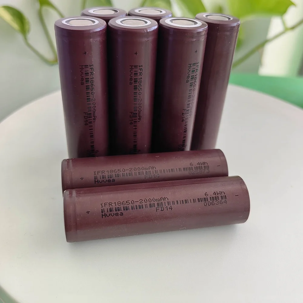 Cylindrical Li-ion Lifepo4 IFR18650-20FE 18650 2200mAh 2000mAh 3.2V Battery