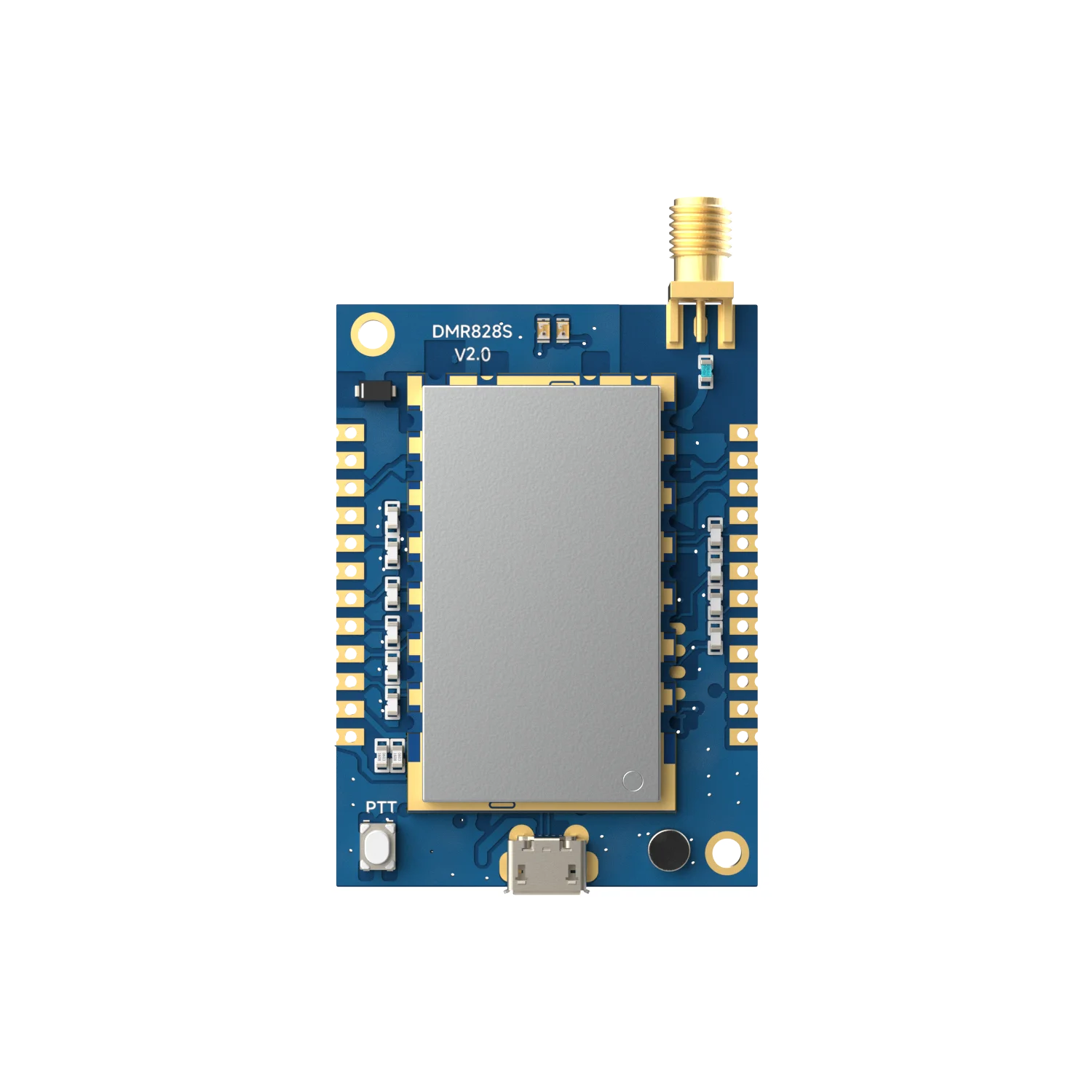 G-NiceRF DMR828S 2W UHF 400-480MHz/VHF 134-174MHz/320-390Mhz all-in-one digital walkie talkie module