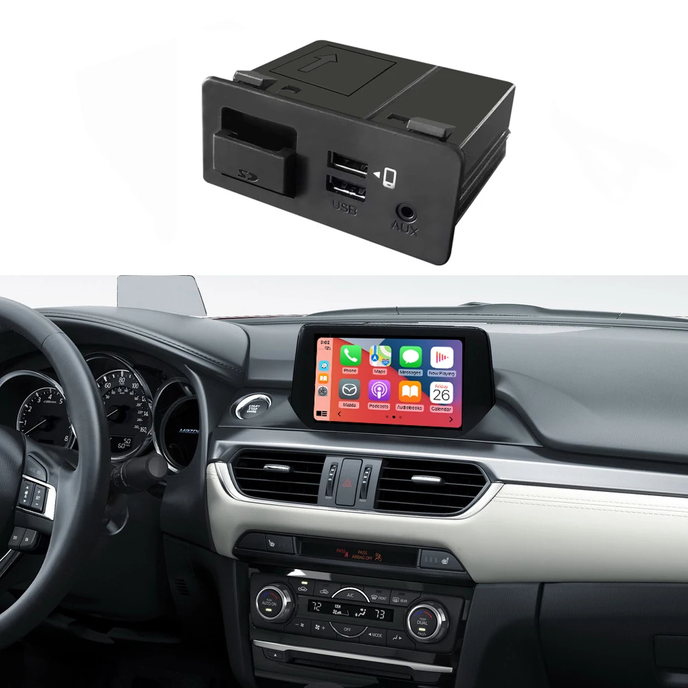 Автомобильная Электроника TK78-66-9U0C Apple CarPlay Android Auto USB адаптер концентратор для Mazda 6 Mazda6 2015-2020