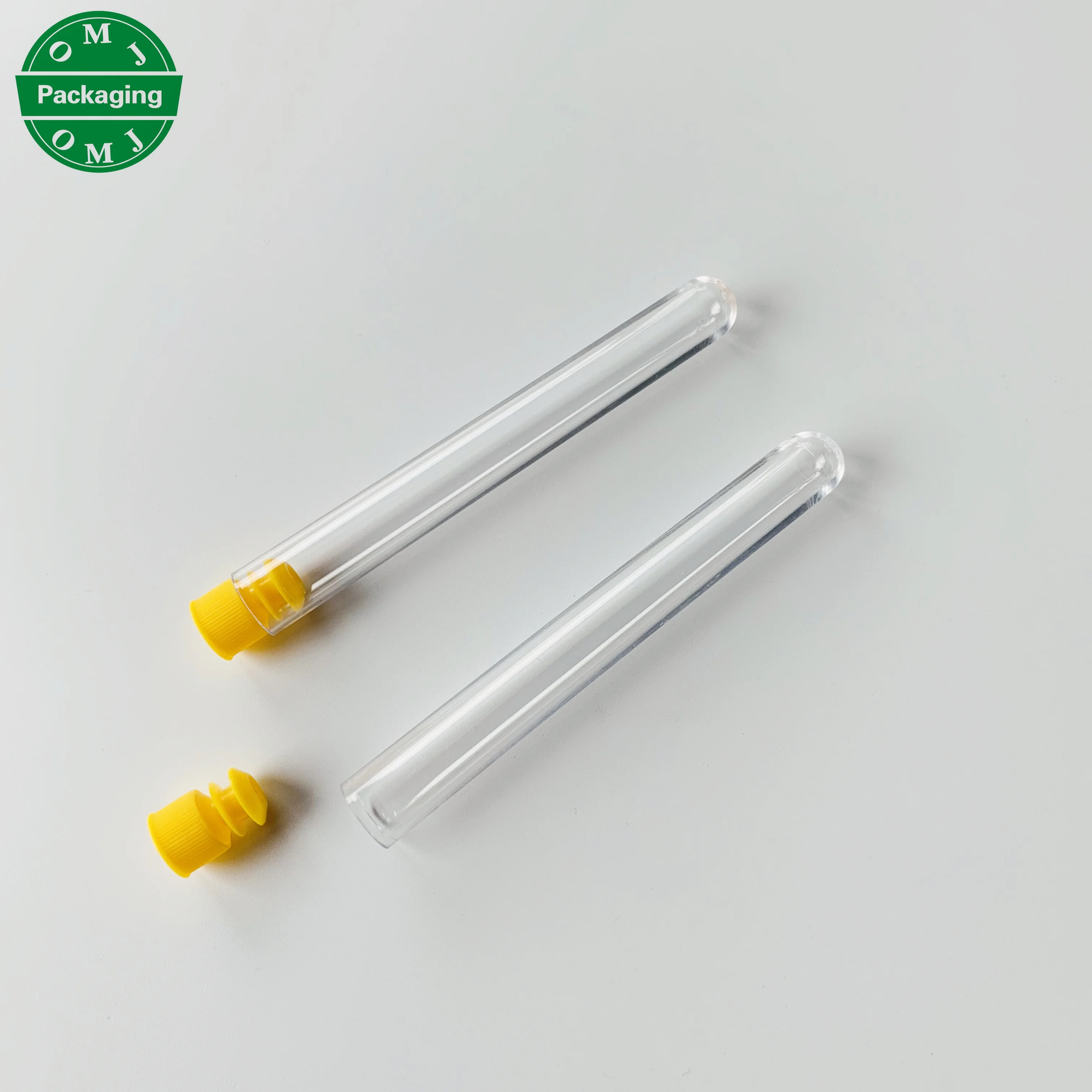 Wholesale Clear 16*100mm plastic test tube without cap for distributor