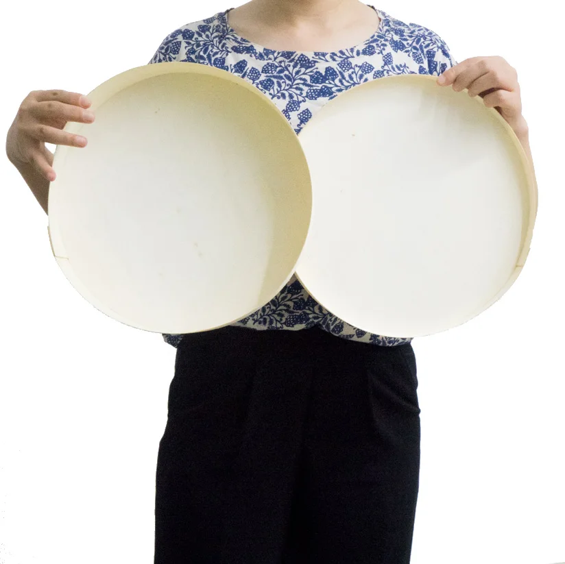 Reusable 12inch To go Disposable Food Board Containers Balsa Wood Round Gift Dessert Cheese Platter Box for Charcuterie with Lid