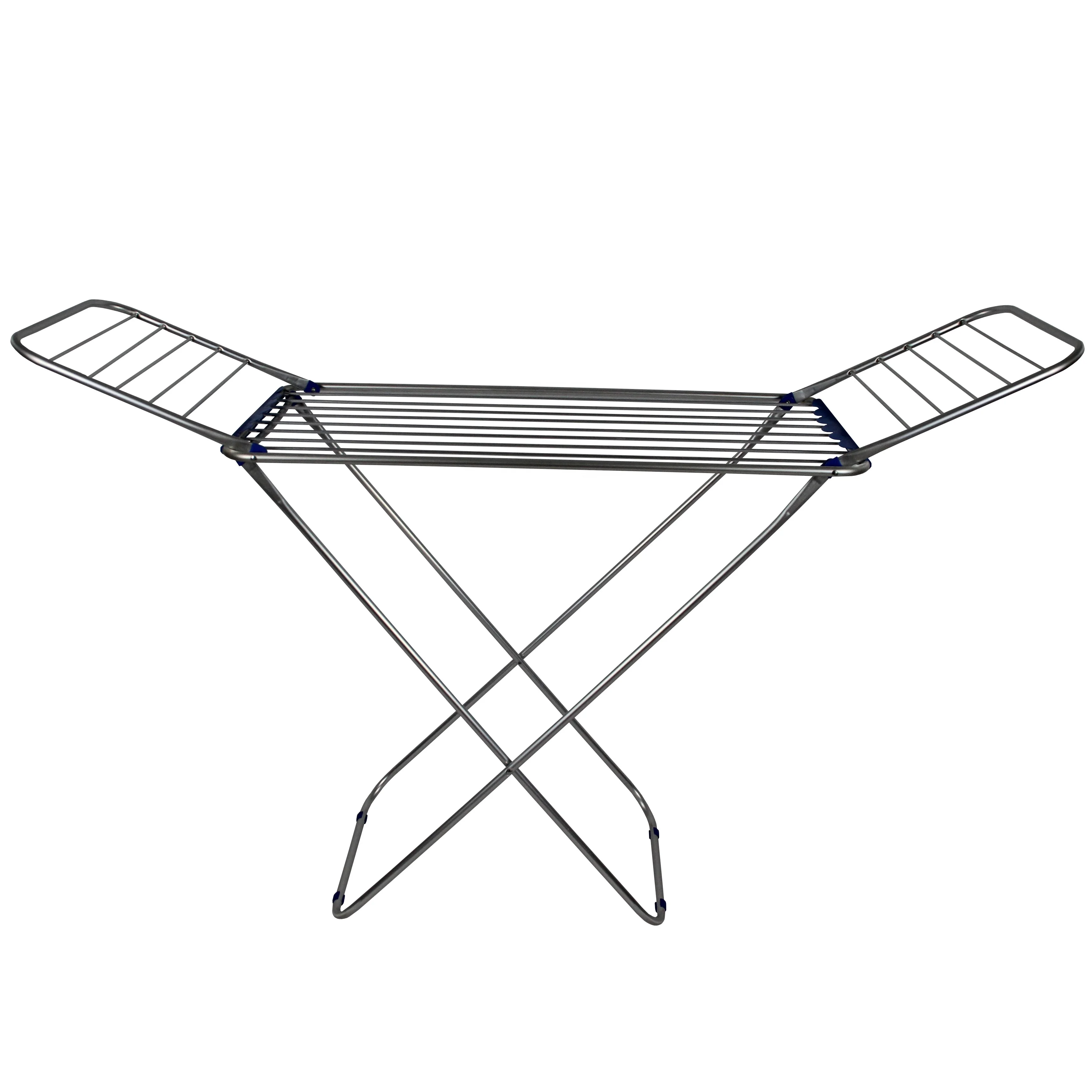 OEM/ODM Aluminum Alloy folding clothes hanger,18M,Mobile clothes drying rack,Shelf suitable for outdoor balcony lawn