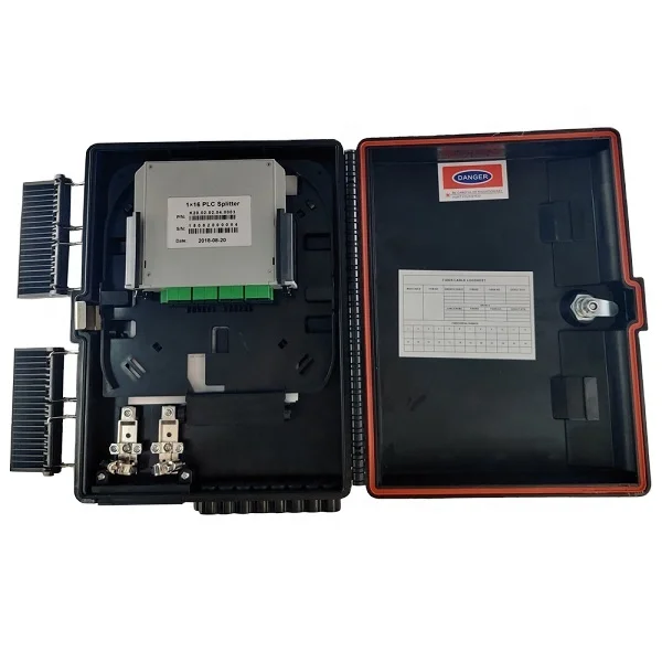  Телеком 1x16 CTO наружная FTTH Оптическое волокно Клеммная коробка/распределительный сплиттер коробка/Cajas