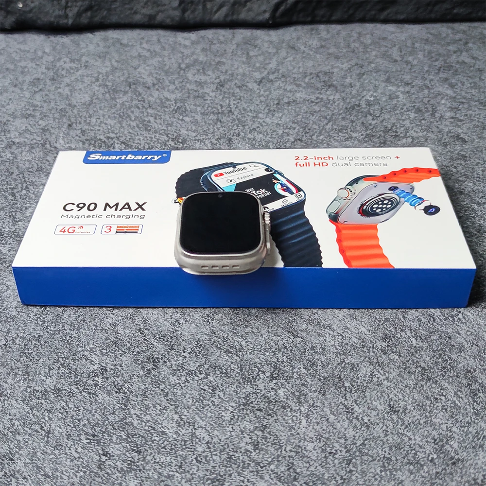 Hot selling 1.95 inch Double front and rear photography android smart watch 4g sim card Dashboard Payment Alipay GPS