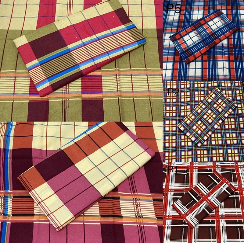 Printing process Southeast Asian ethnic style traditional clothing men and women sarong tube skirt longji