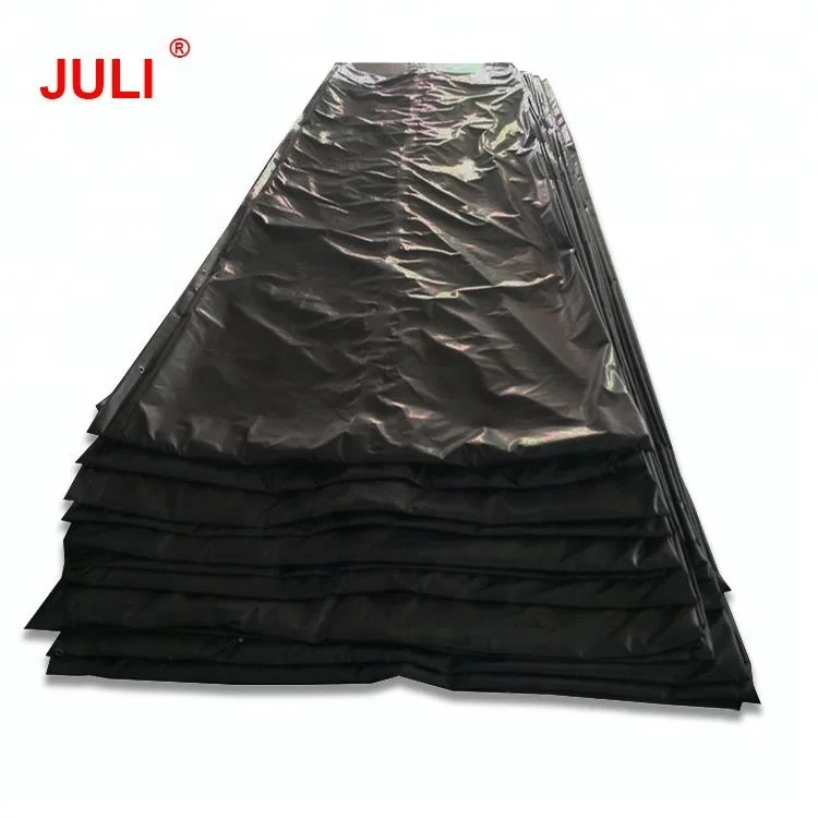 Customized flexible round black high pressure coal mine ventilation air vent duct