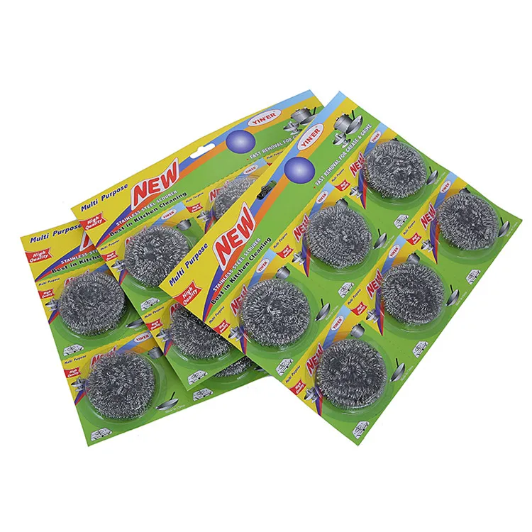 New Products Cheap Kitchen Wire Sponge Scourer Metal Stainless Steel Ball Machine Superior For