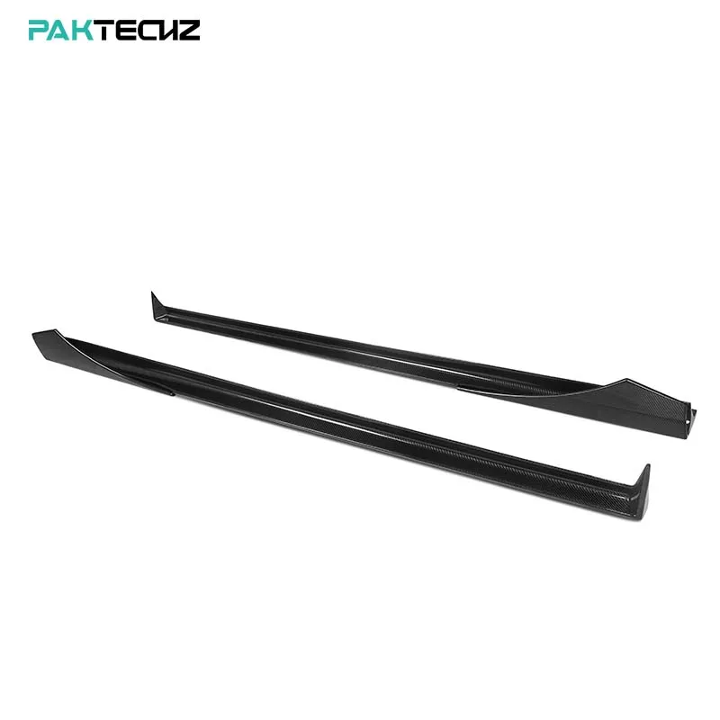 Genuine Paktechz Carbon Fiber Parts Body Kit Side Skirts for Mercedes Benz AMG GT GTS C190 2014-2018