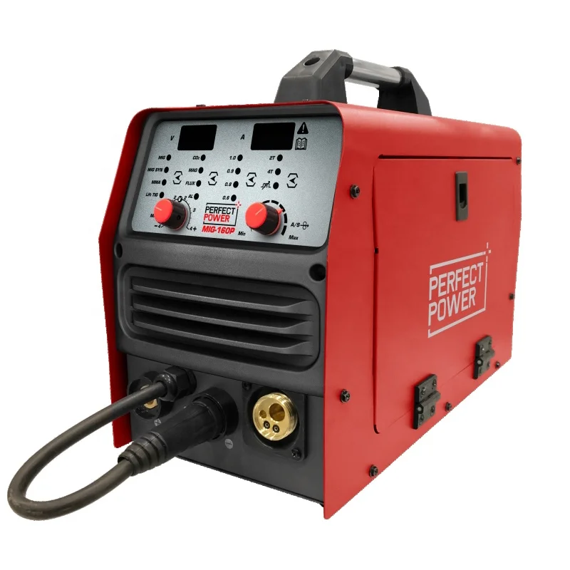 MIG-160 160A 220V Gas Gasless MIG MAG TIG IGBT Inverter Welding Machine With MMA Flux Cored Wire Welding