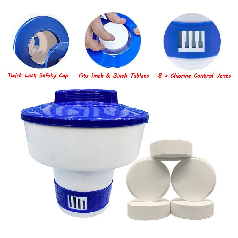 Swimming pool automatic chlorine feeder Practical Chlorine Tablet Dispenser pool salt chlorinator feeder