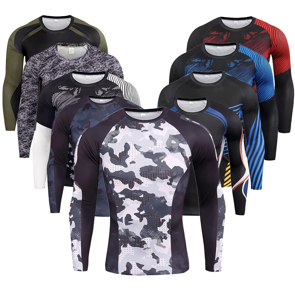 Men Quick-drying Tights Warm Base Layer Compression Clothing Winter Jogging Suit Men Thermal Underwear Sportswear