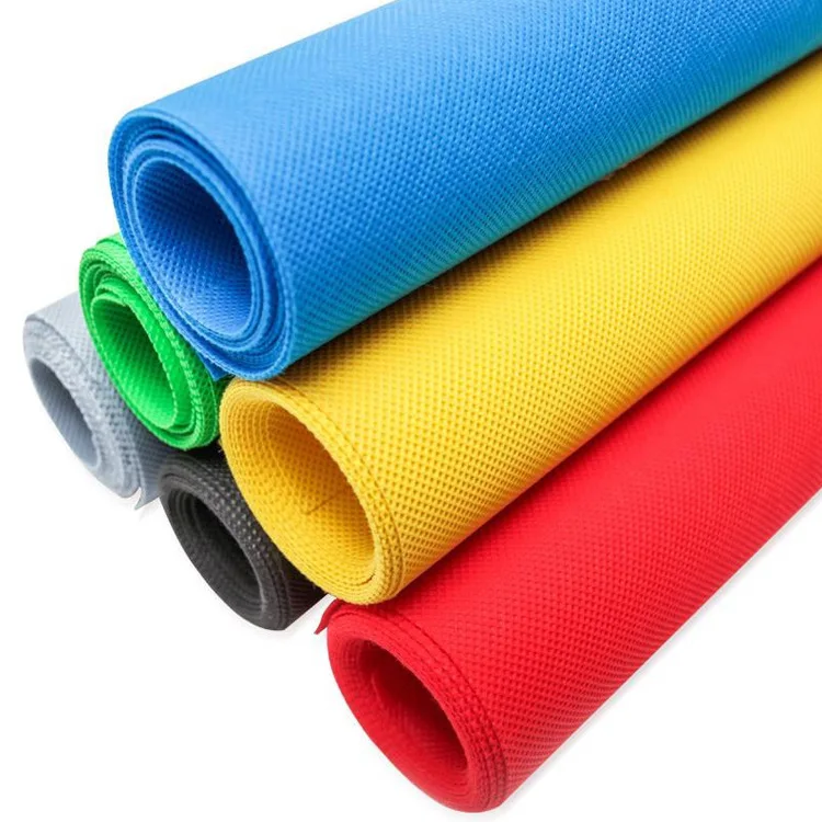 Wholesale Custom Eco-Frinedly Biodegradable Recylce Colorful PP Spunbond Nonwoven Fabric For Raw Material