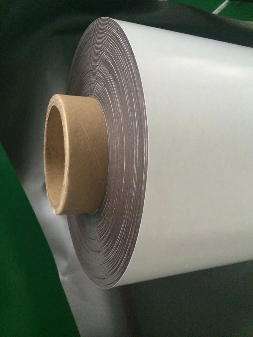 Factory Wholesale Flexible Magnet Vinyl Roll Magnetic Foil Magnetic Self Adhesive Sheet for Advertising Display
