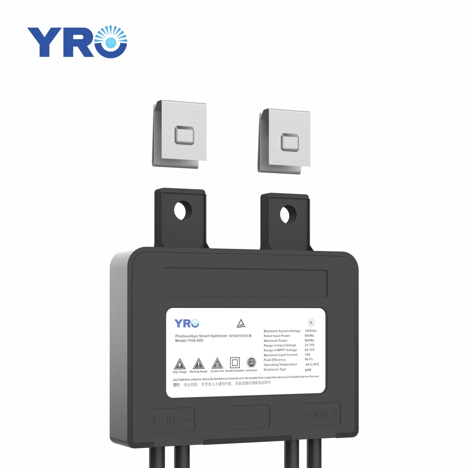 YRO Solar Power Optimizer Manufacturers DC Power Optimizer MPPT Module Level Standard Solar System 450w 600w