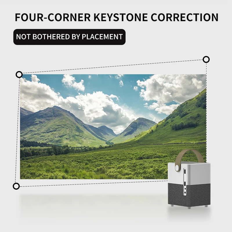 Full HD 1080p Support Beamer LED Mini Projector 4k Decoding Video Projector for Home Theater Cinema Mobile