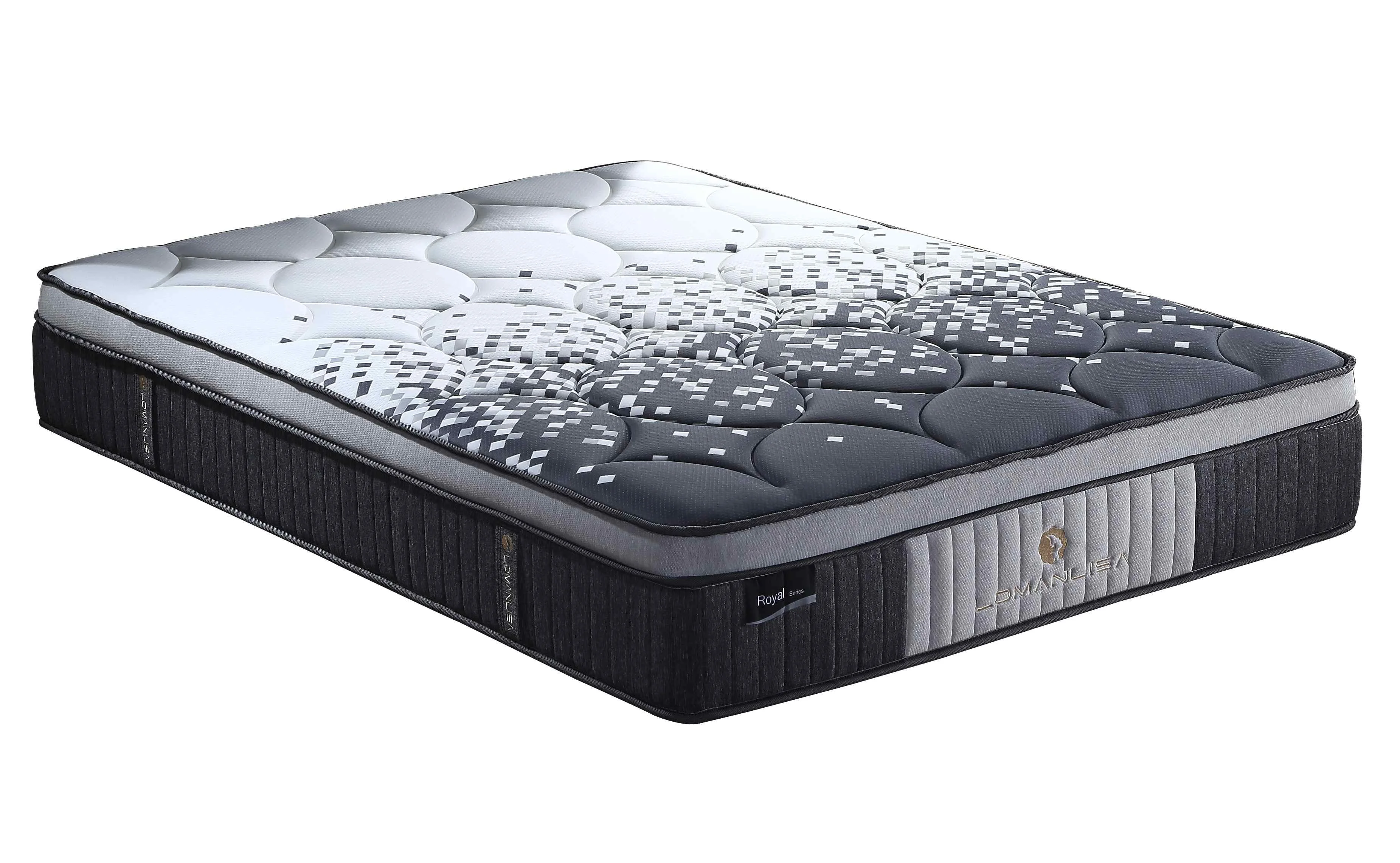 Custom bedroom spring coil mattress hypo-allergenic foam mattress and bed