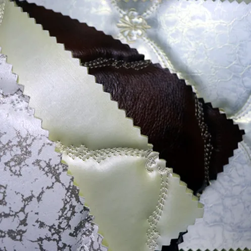 Thickened wholesale waterproof Automotive Microfiber Car Leather Embroidery Fabric