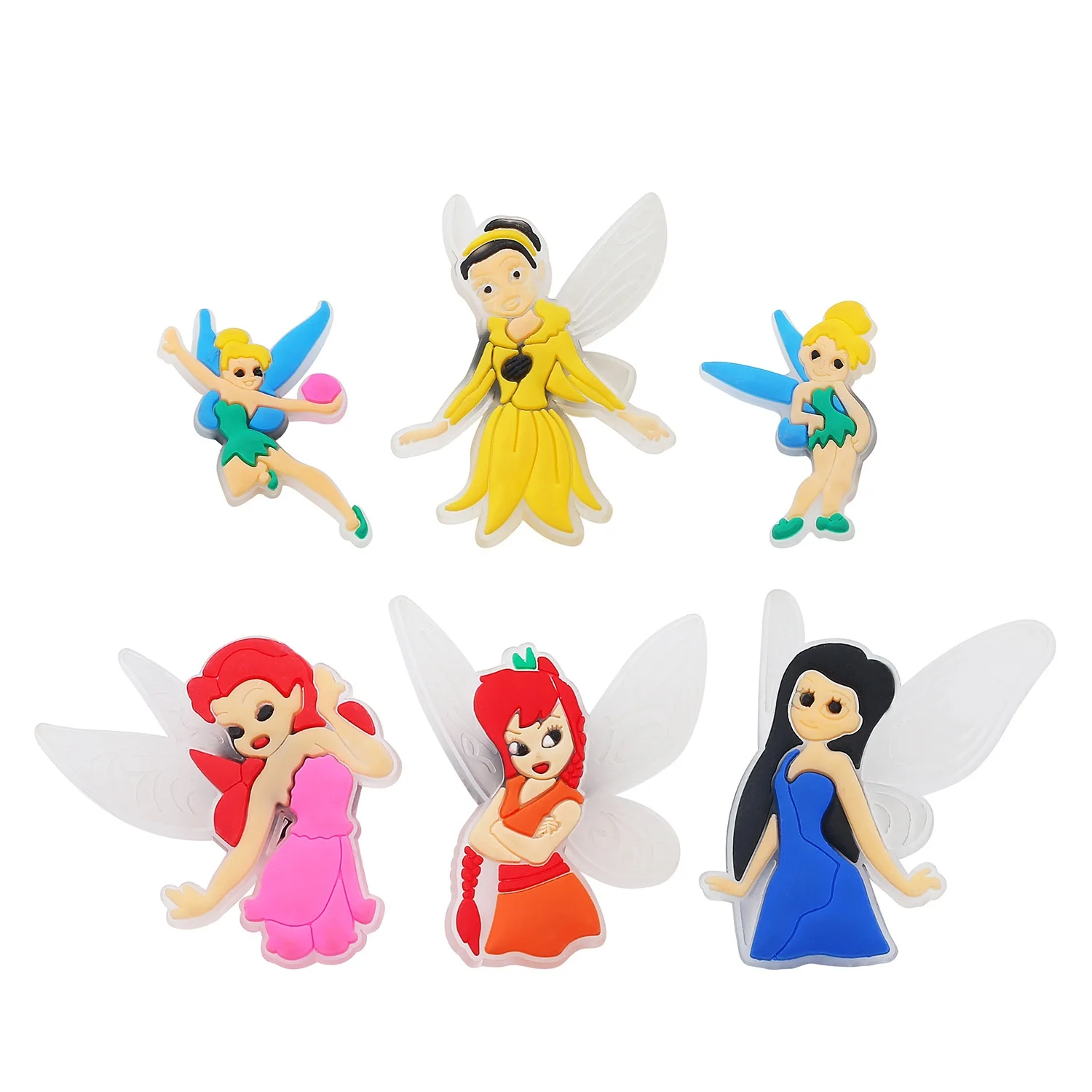 New fashion wholesale PVC shoes cartoon fairy tale princess croc amulet shoes decoration