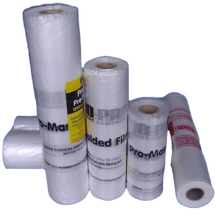 pre-folded static HDPE film