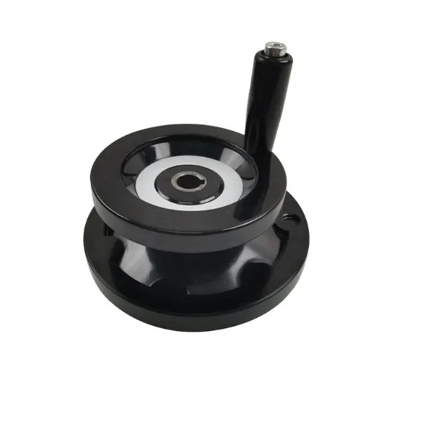 Factory outlet Solid Handwheel Bakelite Back corrugated handwheel Revolving Handle Lathe Machine Control Handwheels