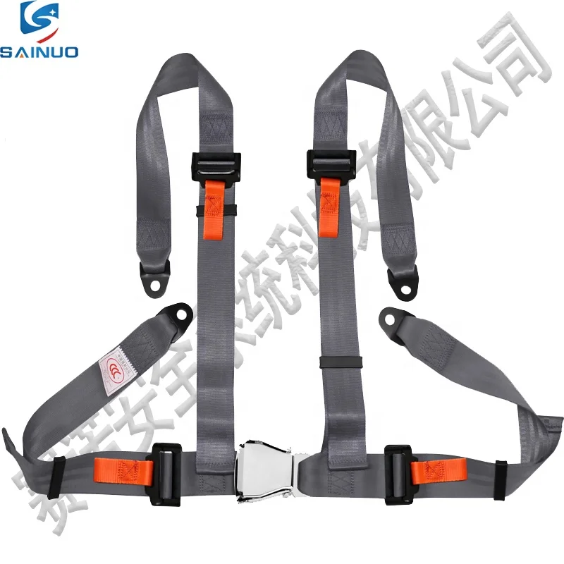 Racing 4-Point Seat Belt for Roller Coaster Kart Dodgem