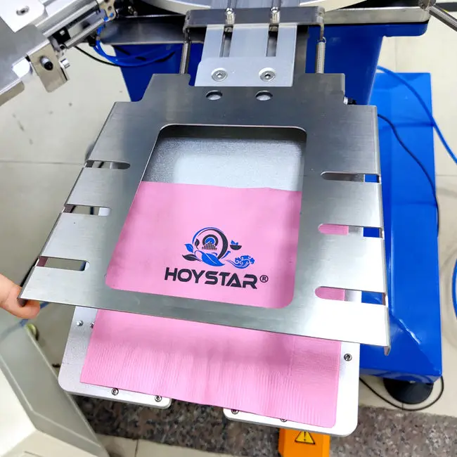 2 color screen printer paper napkin printing machine napkin tissue uv printer printing machine custom cocktail napkin printer