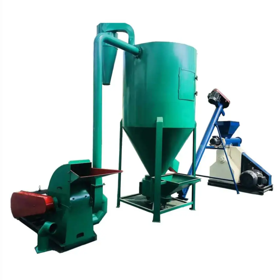 Farm Feed Processing Machine Animal Poultry Chicken Cattle Sheep Pig Feed Making Machine Complete Feed Production Line