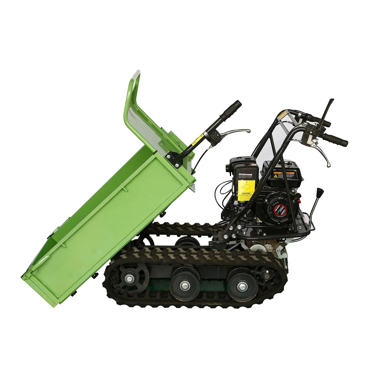 Hot Selling 300kg Mini Track Dumpers with 6.5HP Gasoline Engine