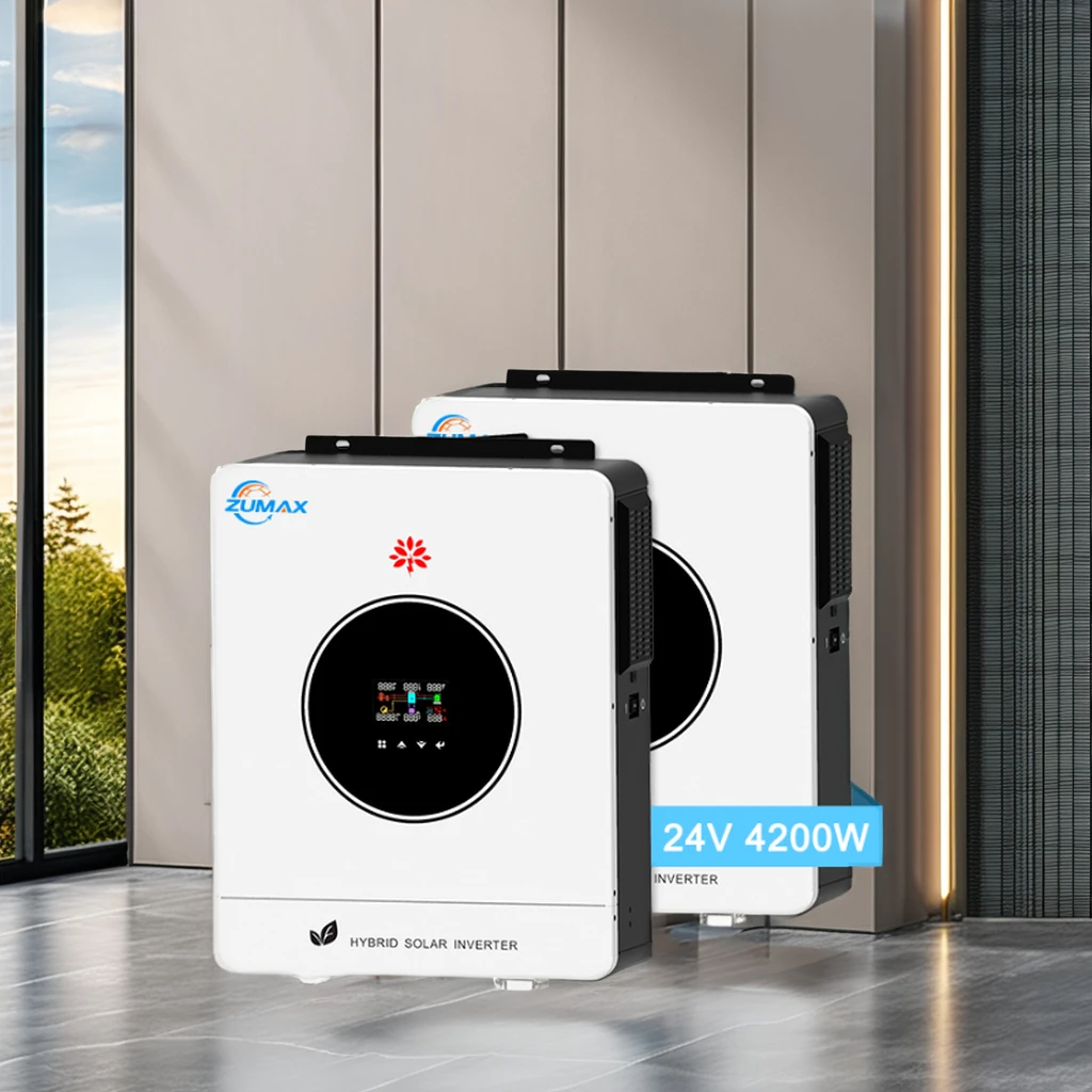 New Arrivals Zuamx 4.2Kw 6.2Kw Pure Sine Wave 6.2kw hybrid solar inverter 10 best solar inverters