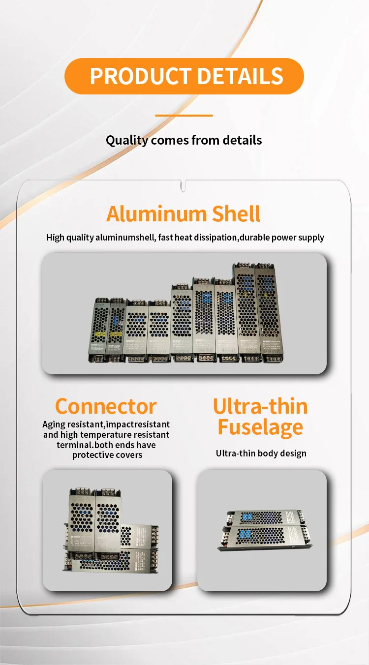 LED driver power supplies 12v 60w 100w 200w 300w 400wAc Dc Switch power supply Single Output Industrial power supply