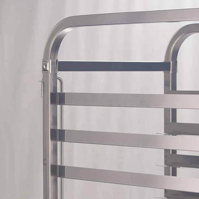 
OEM Stainless Steel Bakery Cooling Bread Cooler Tray Rack Trolley For Restaurant 
