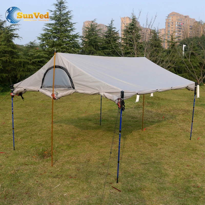 SunVed Special Offer  5-8 Person Outdoor Pole Tent  Camping Waterproof Roof Tent