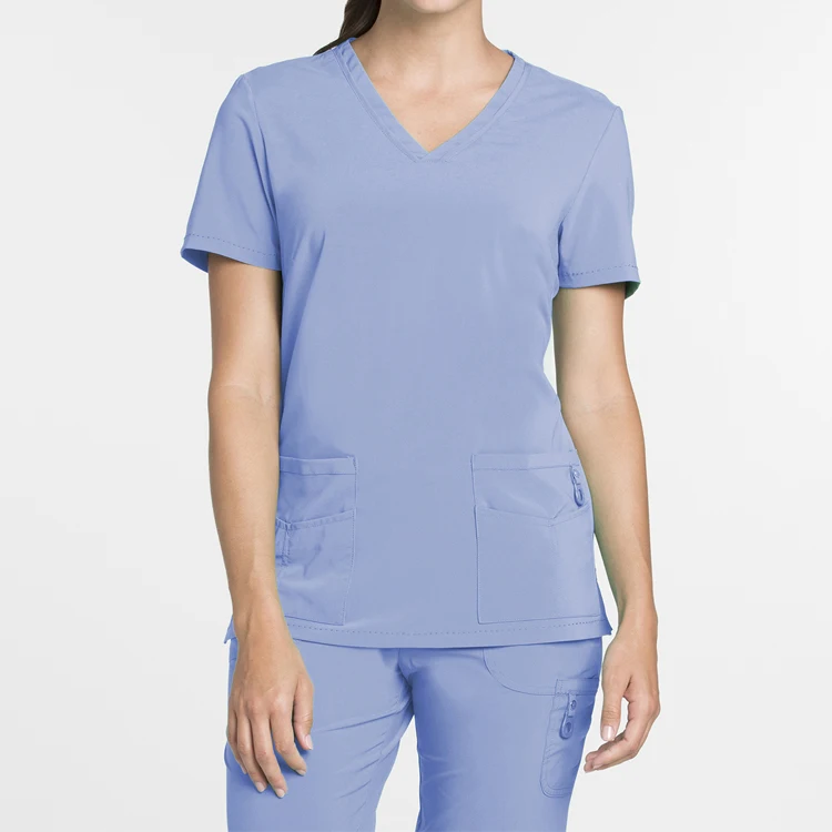 Hot sale unleashed v-neck hospital uniform woman essential modern fit cross over tunic