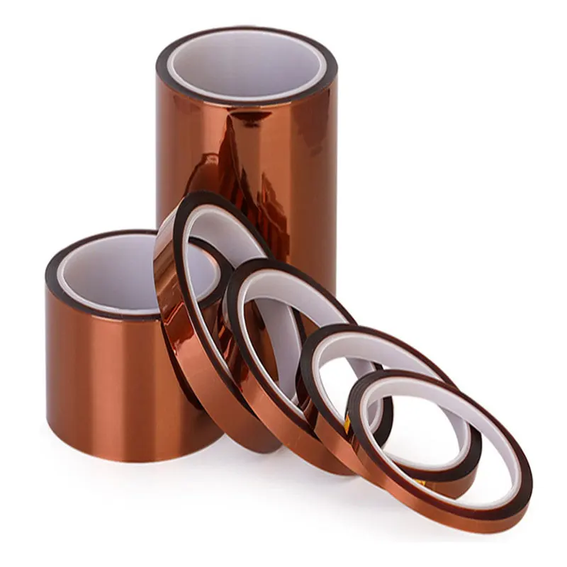 0.05mm High Heat Resistance Electrical Insulation ESD Kapton Tape Antistatic Polyimide Self Adhesive Tape For PCB Board Masking