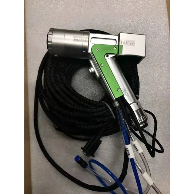 100w High speed fiber laser cleaning rust removal tool gun machine