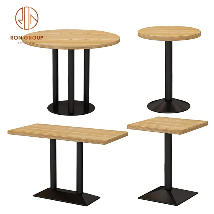 Coffee shop fast food commercial square cafe leather wood round restaurant bench sofa furniture booth seating table chair set
