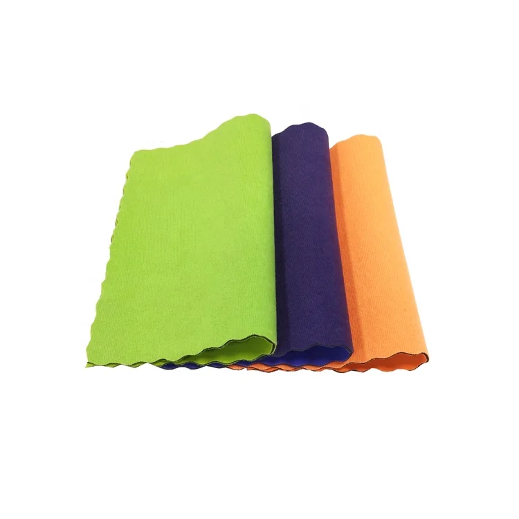 Wholesale High Performance Premium Thick Green Orange White Neoprene Velvet Fabric Rubber Sheet