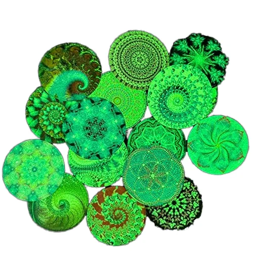 Luminous glass gemstone decorative stone