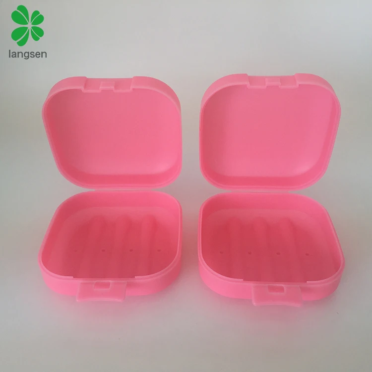 Travel usage plastic PP soap box, soap dish holder, soap packaging container printing logo private label