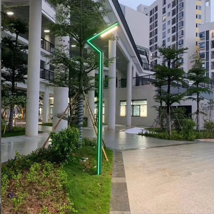 Factory price high lumens led bollard light smart street pole light control system for garden street light