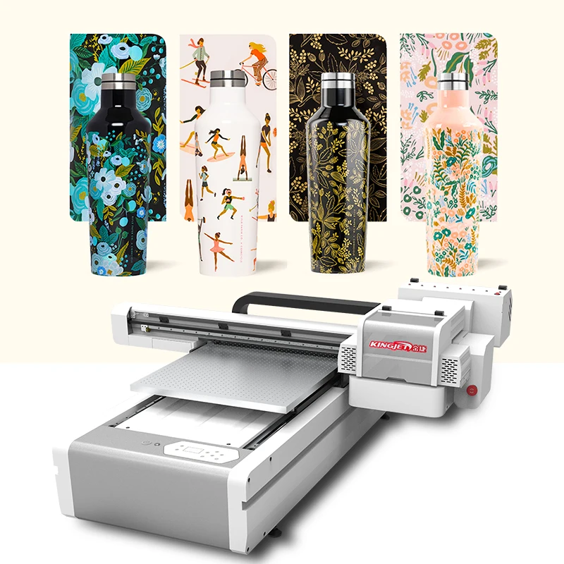 High efficiency logo digital photo 3d uv flatbed printer  bottle/mug/t-shirt/pen uv printer