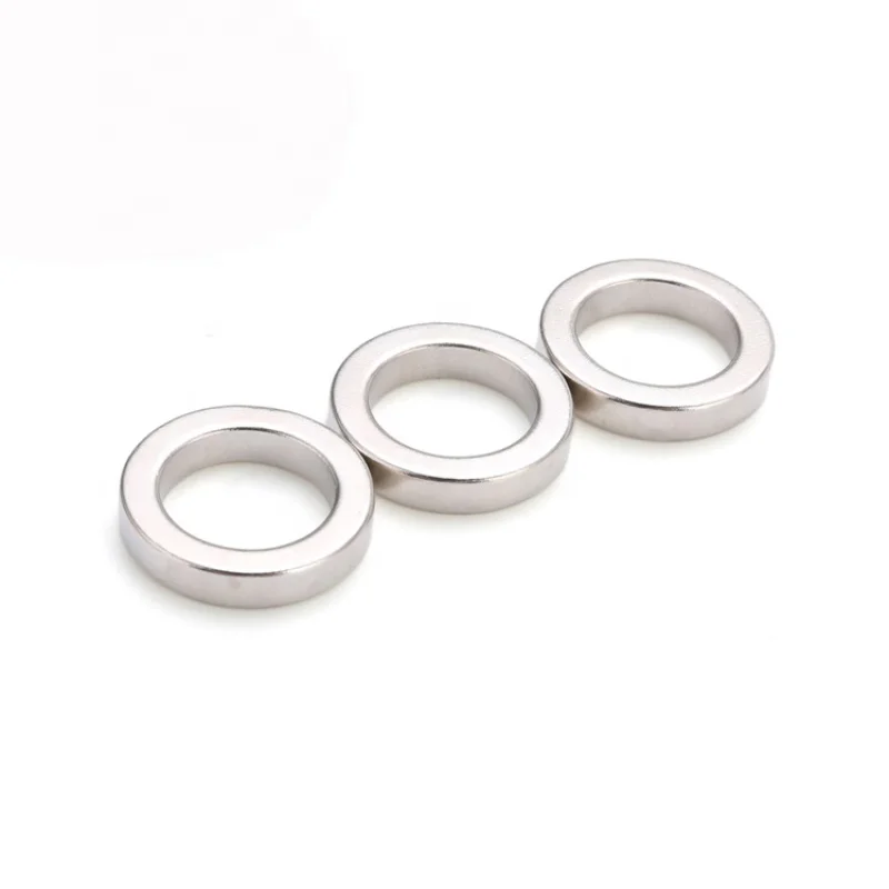 Rare Earth Magnetic Ring N35 N38 N40 Annular Magnetic Materials Neodymium Cylindrical Magnet