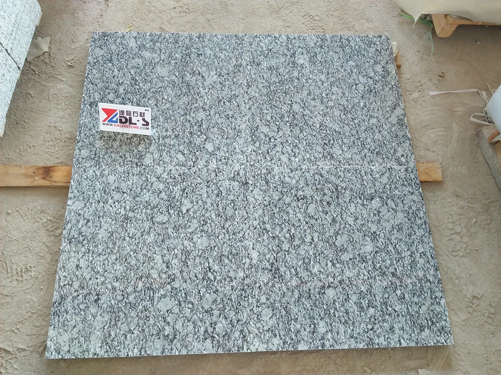 Polished Sea Wave Seawave White Granite Slab