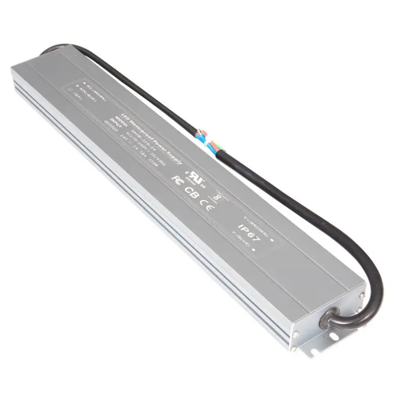 ZHIHAI 12v 24V 200w 360w waterproof IP67 IP68 led light box driver power transformer