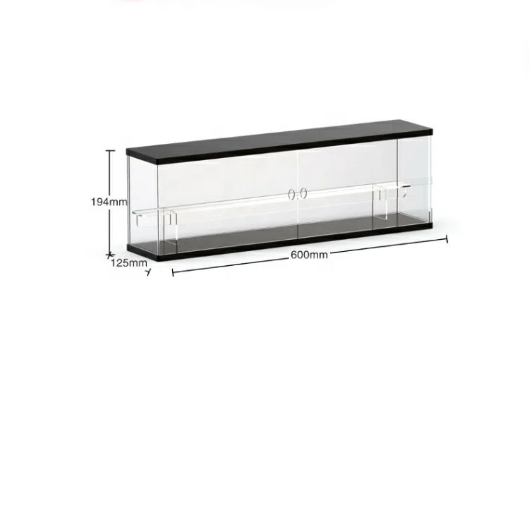 Clear Acrylic for Versatile Collectibles Display Dust proof Showcase for Home Storage Organizing Toys
