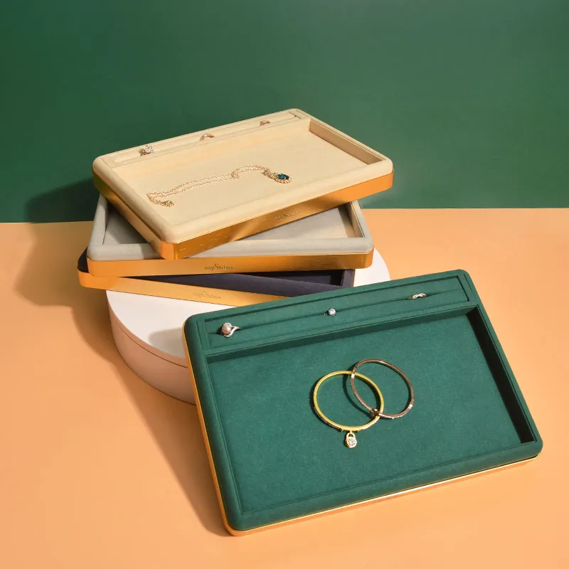 Counter Shop Pendant Ring Bracelet Charms Display Jewelry Tray Necklace Bust Jewelry Display