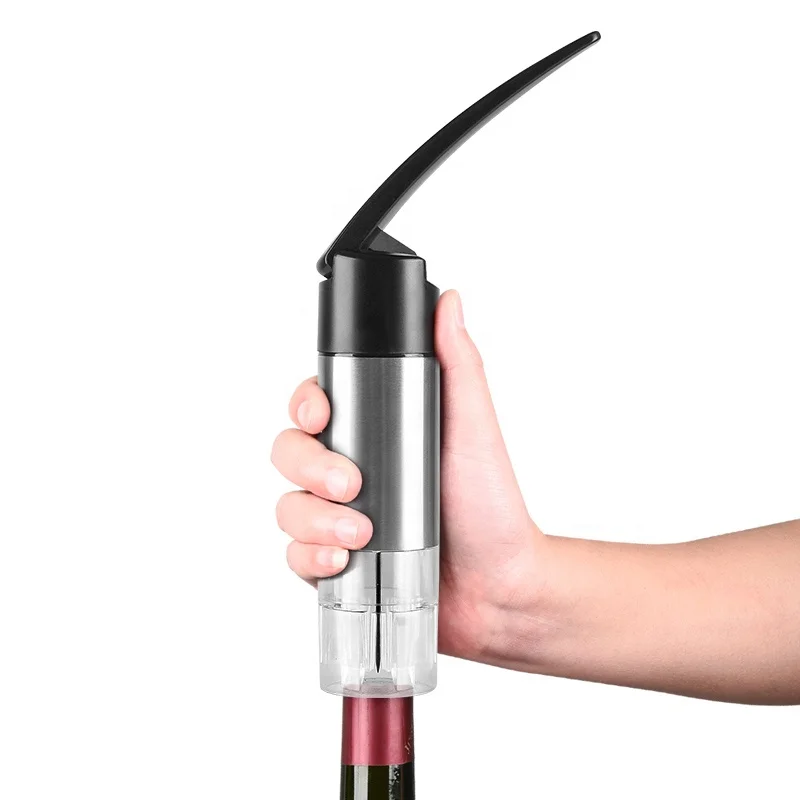 Air Pressure Pump Wine Opener Gift Set Foil Cutter Needle Punch Wine Bottle Cork Remover Vacuum Manual Wine Corkscrew