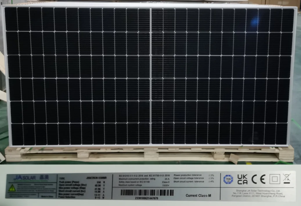 Солнечные панели Rrow Jinko Trina mono best N type 440W 450W 540W 575W 600W 650W PV солнечные для солнечного