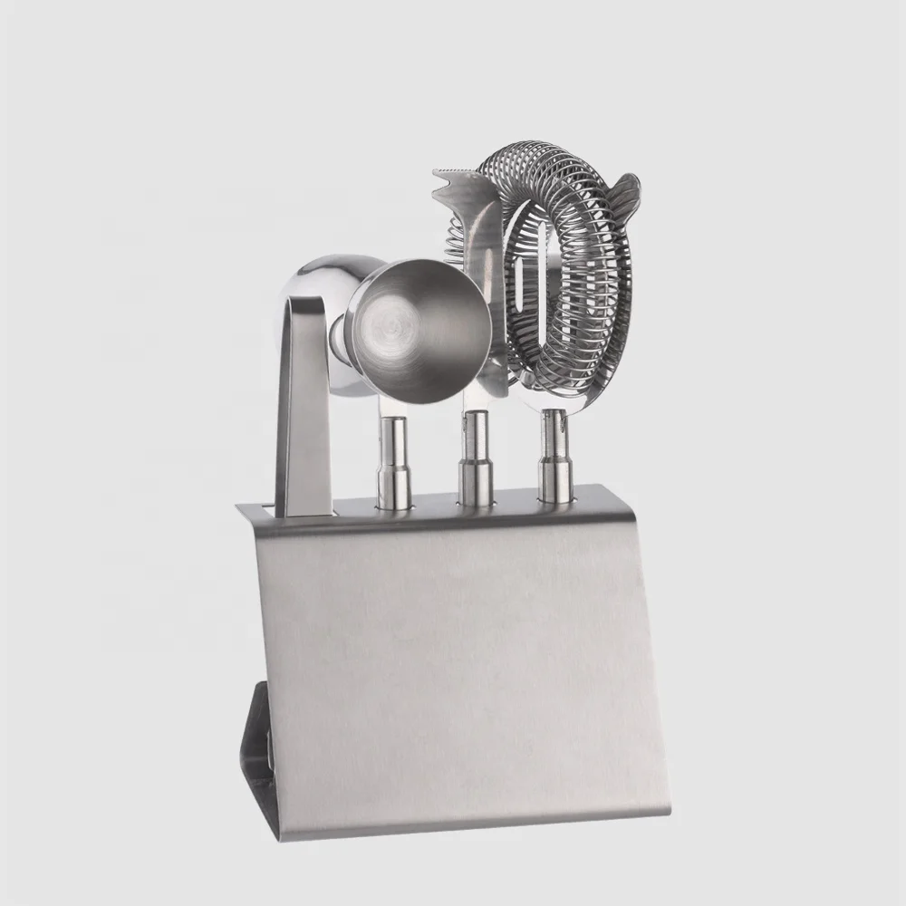 OUYADA Factory Direct Wholesale 4 pieces Stainless Steel Cheese Knife Set Bar Tool Set